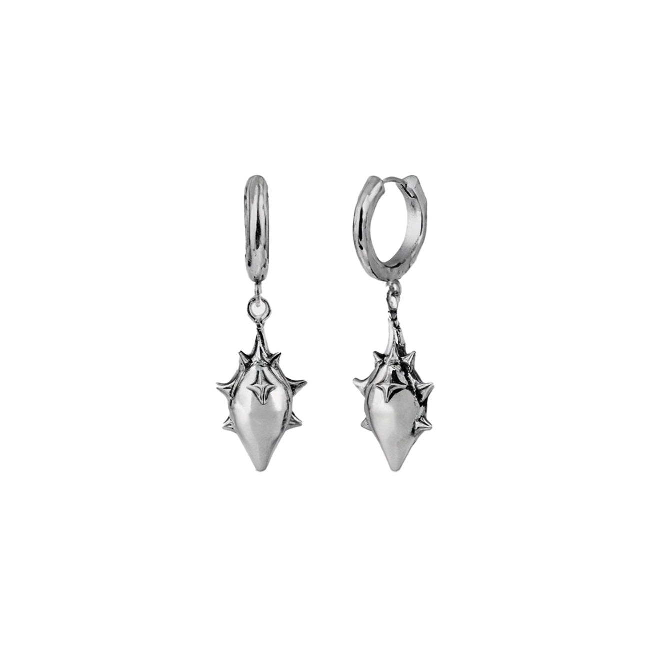 Spiked Teardrop Earrings