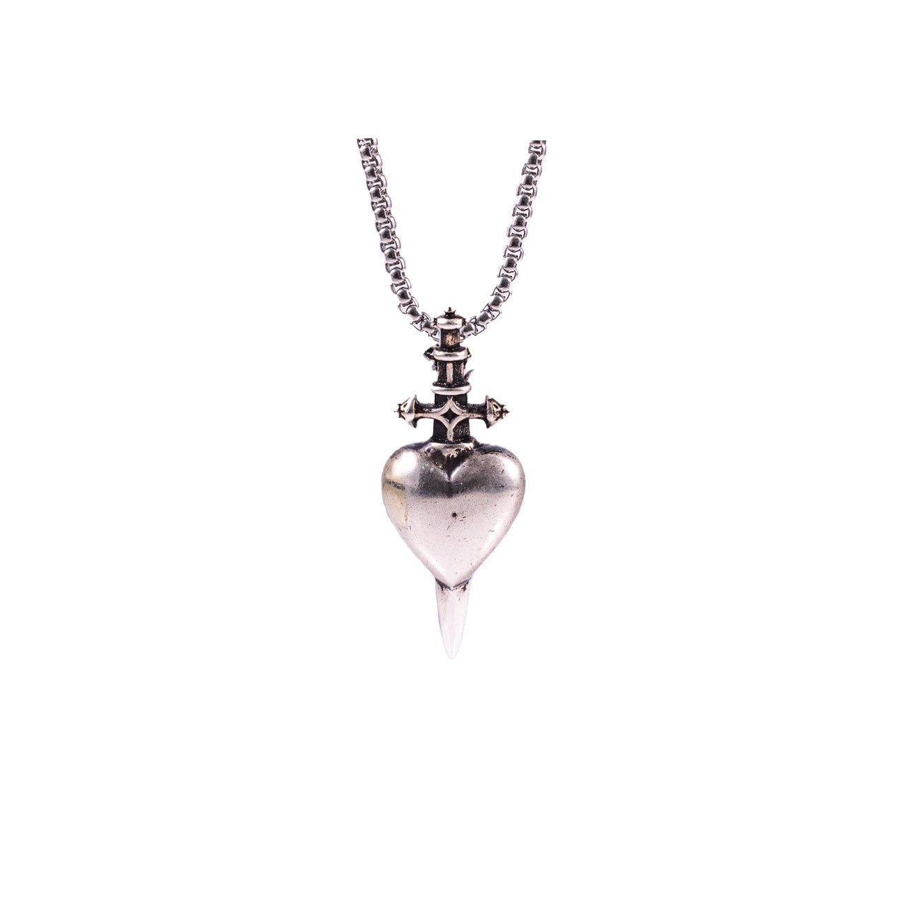 Sword-Pierced Heart Necklace