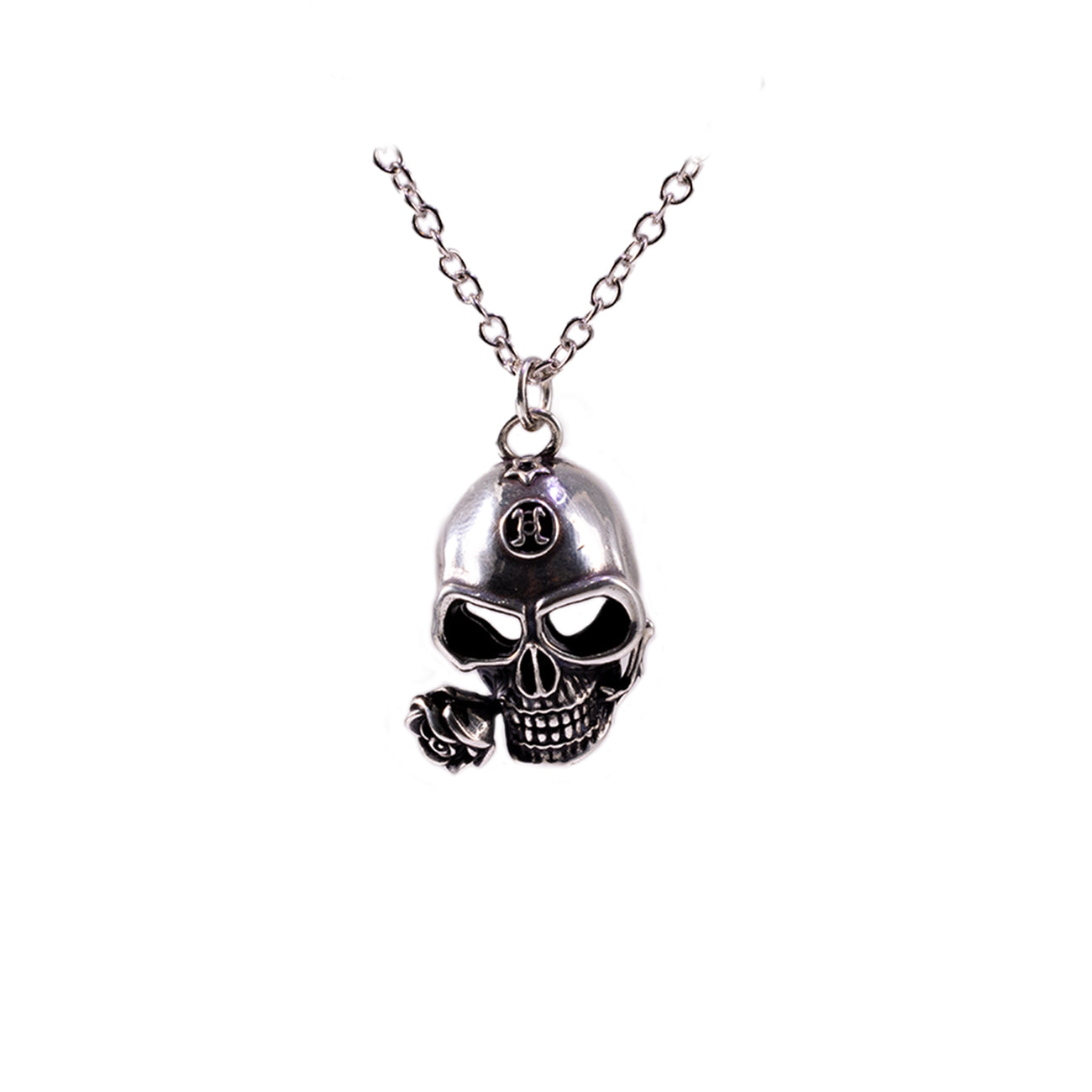 Skull Rose Necklace