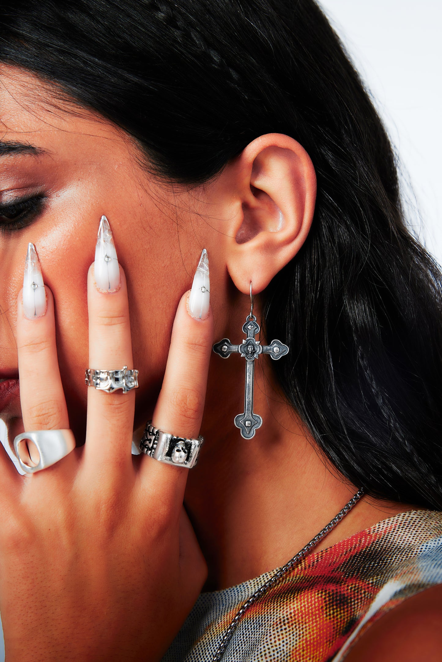 Devotion Crosses Earrings