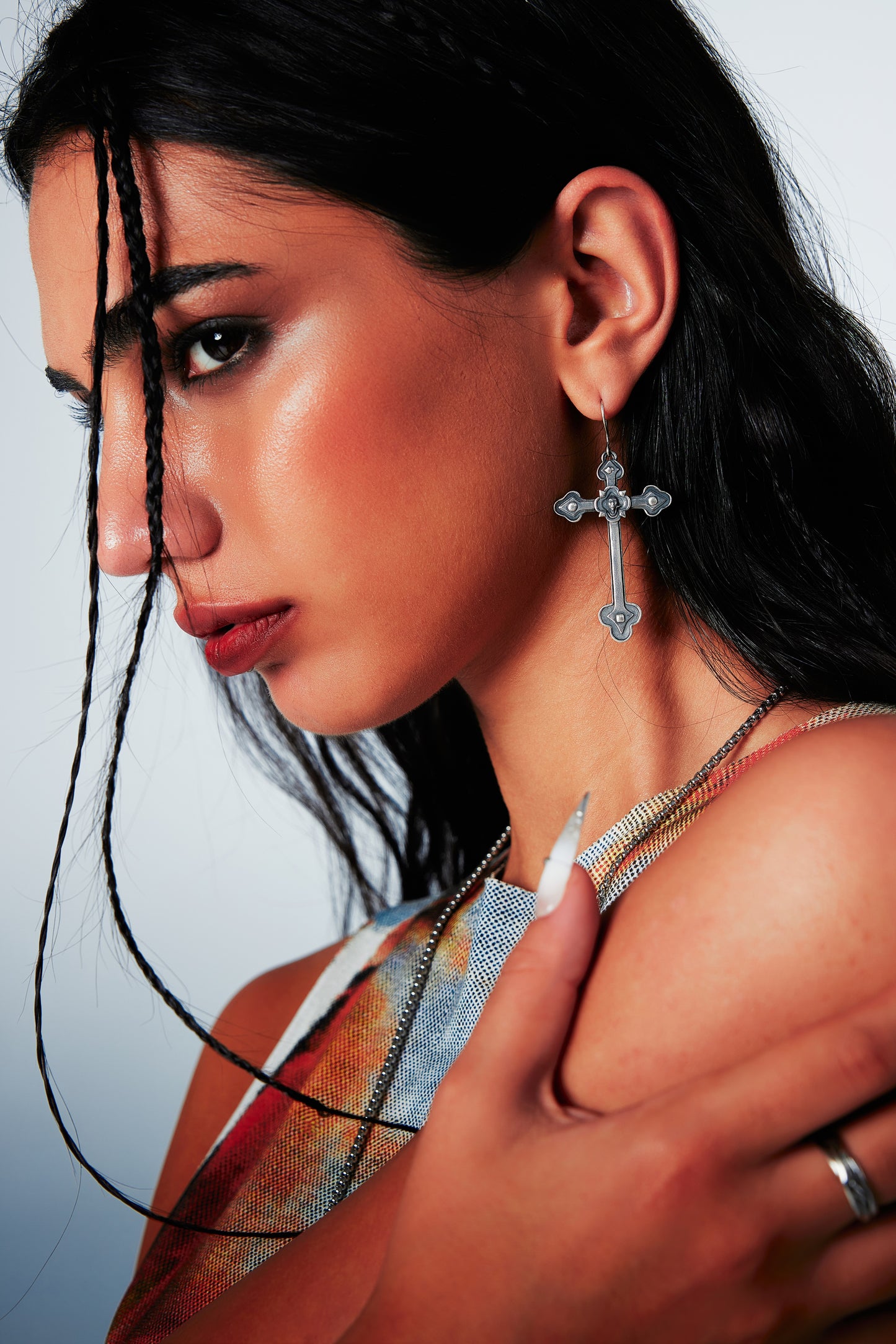 Devotion Crosses Earrings