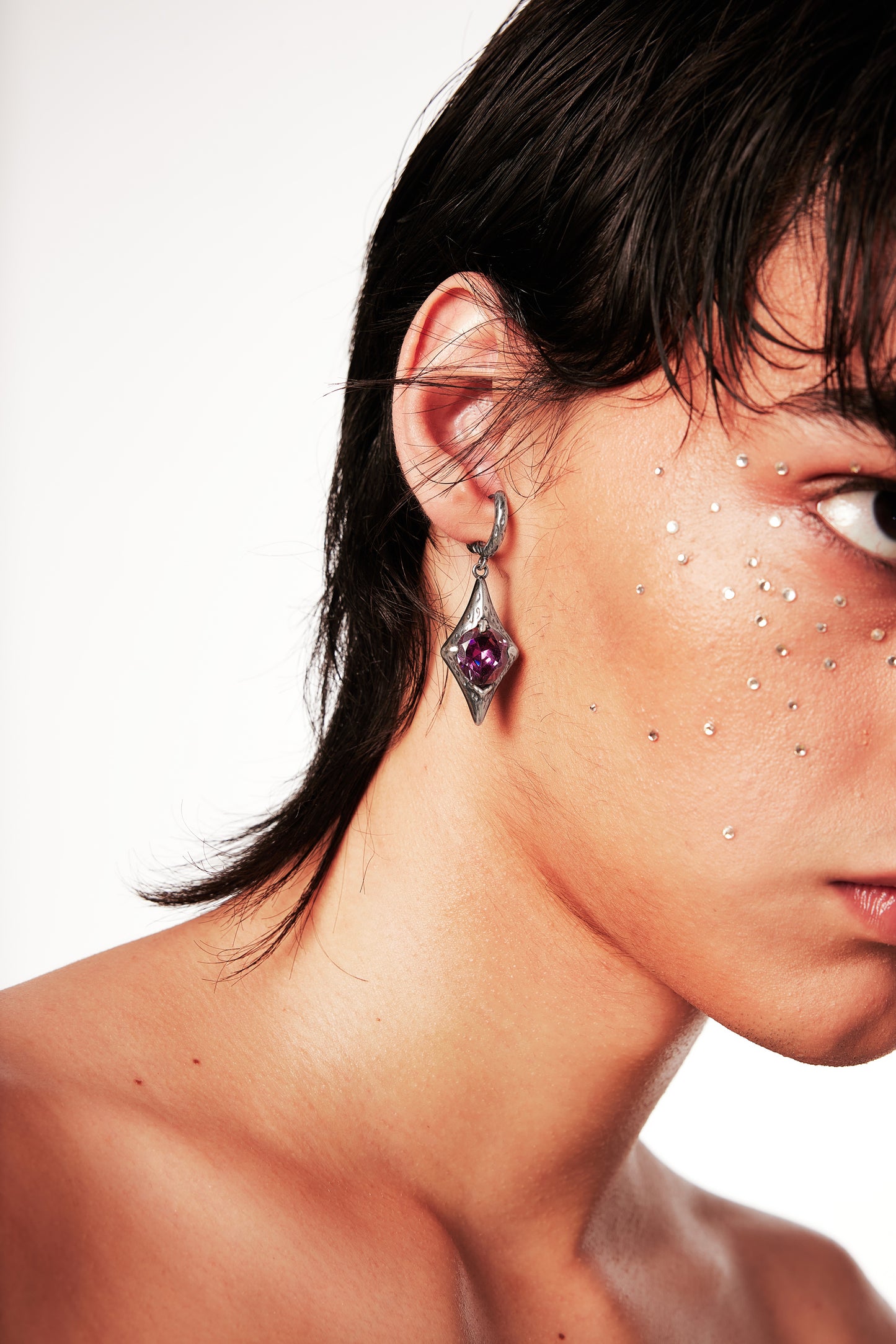 Claw-Grasped Earrings