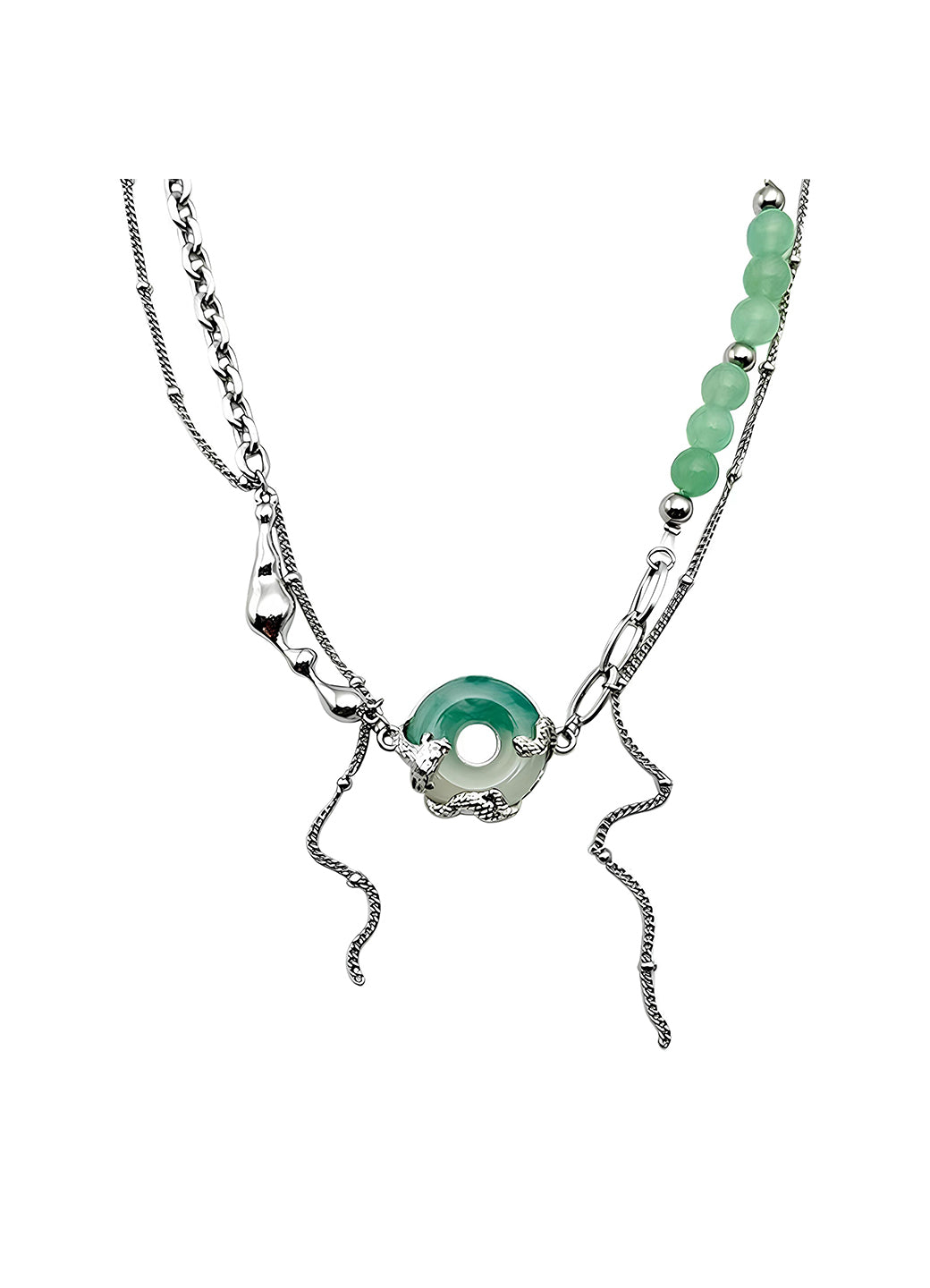 Imitation Jade Necklace