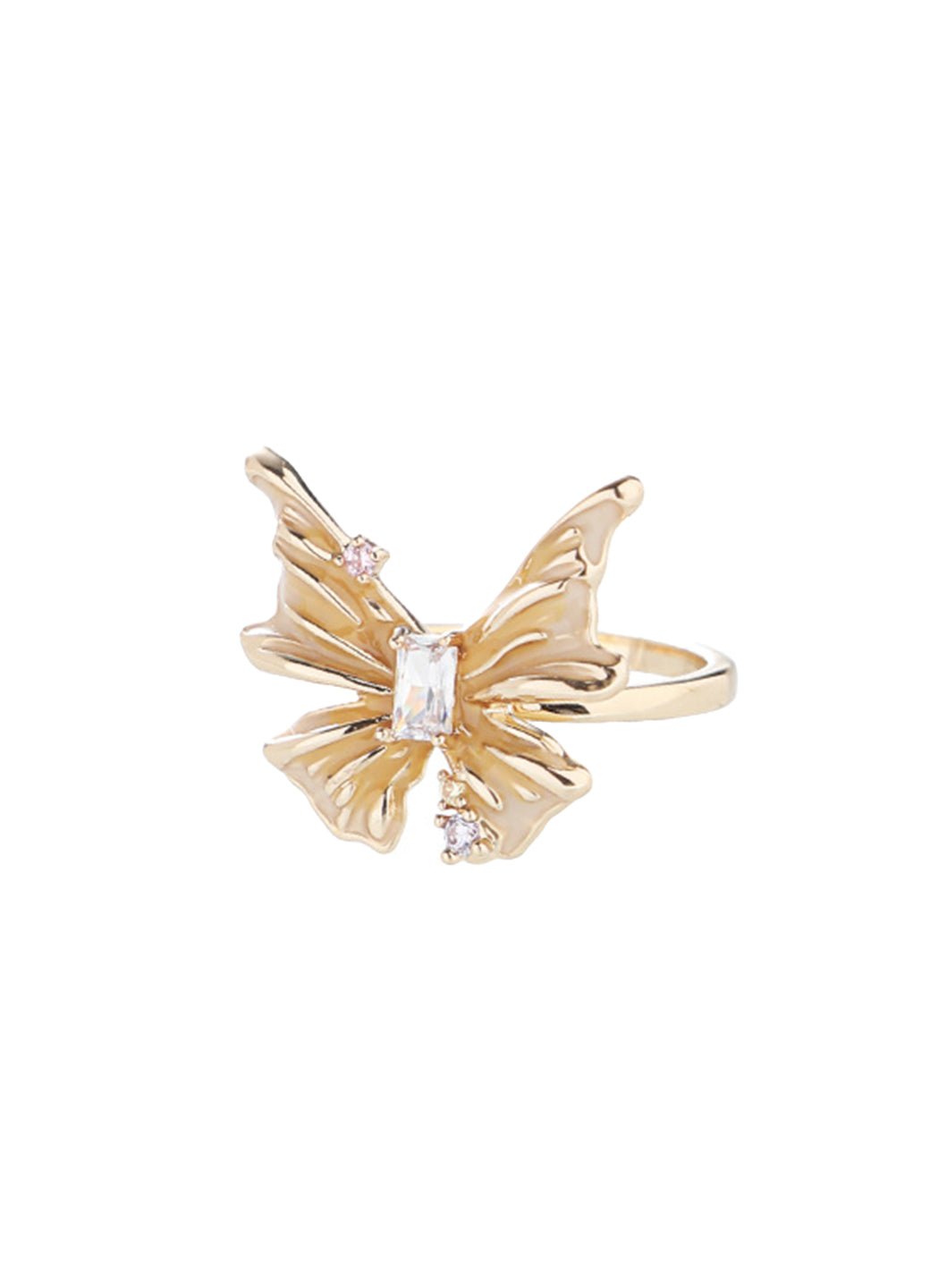 Gold Butterfly Ring