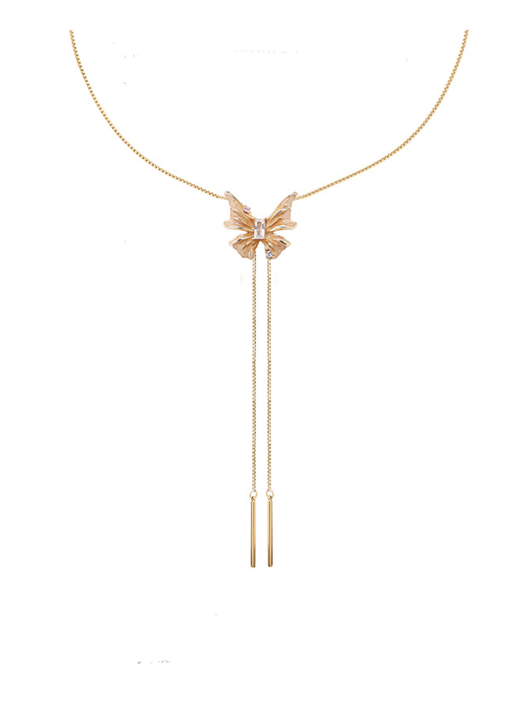 Gold Butterfly Necklace