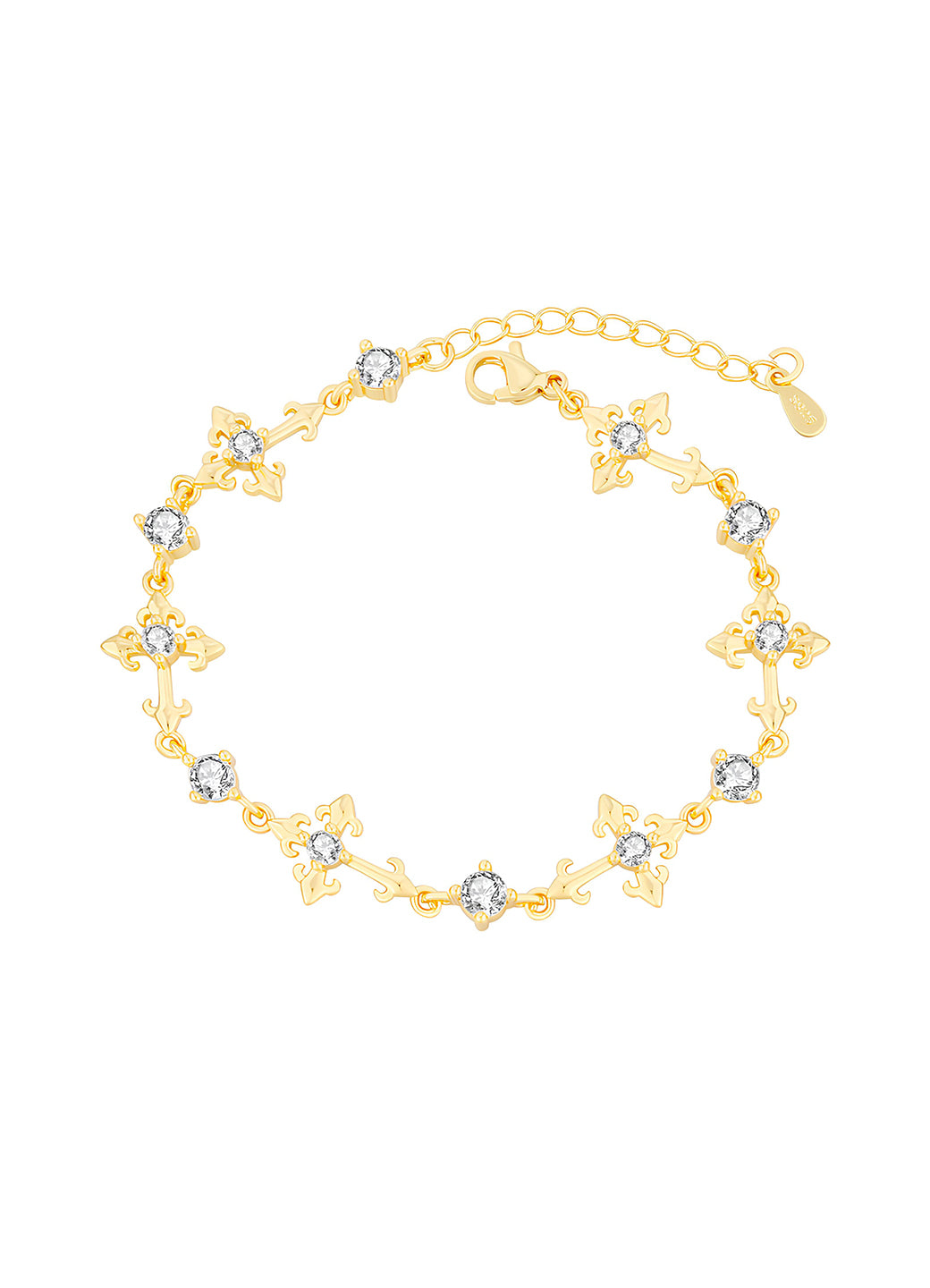 Cross Iris Bracelet