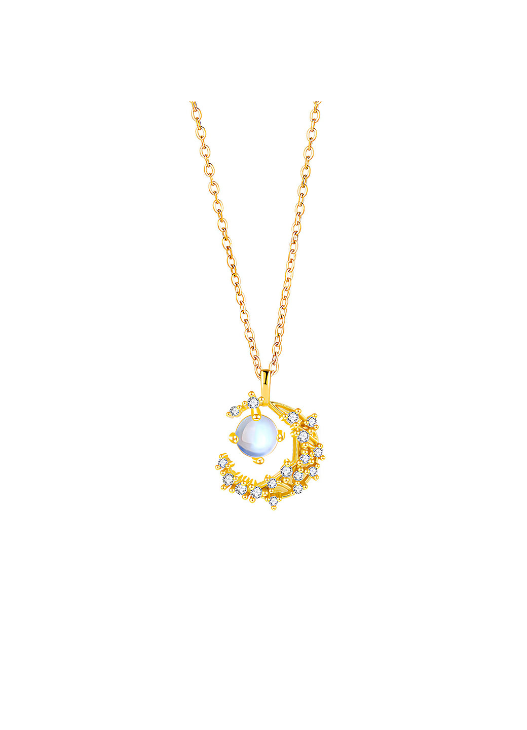 Star And Moon Pendant