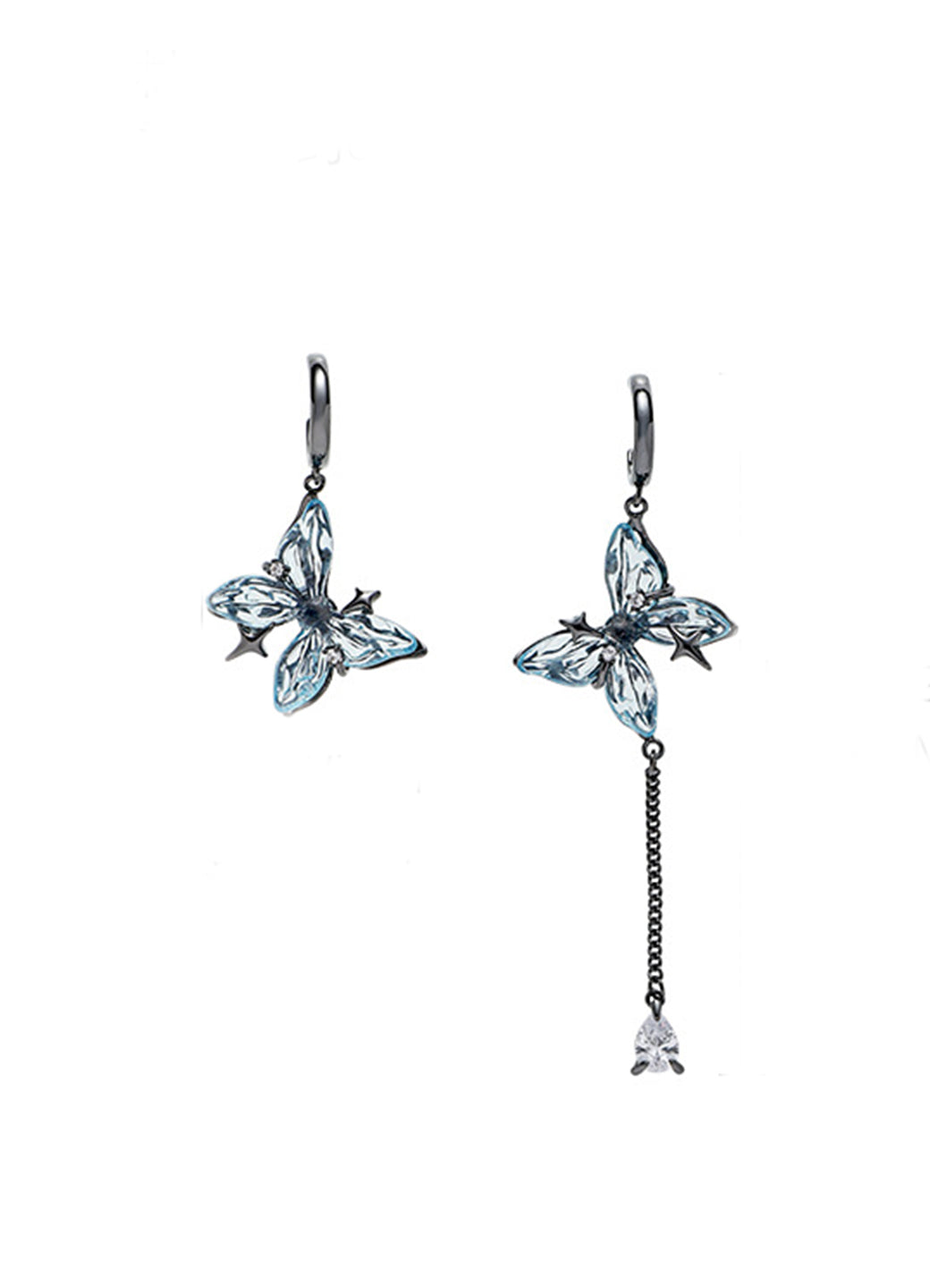 Blue Butterfly Earrings