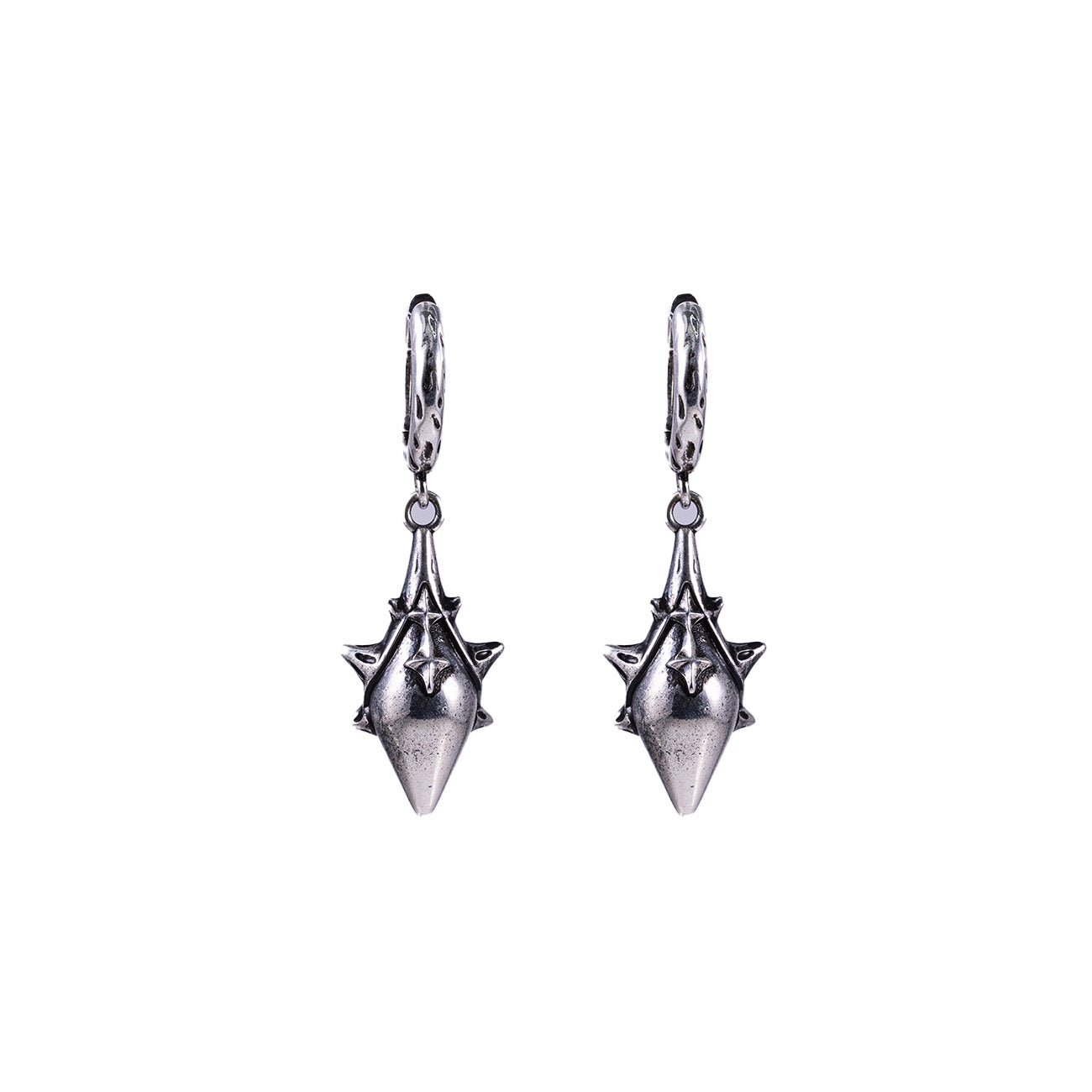 Spiked Teardrop Earrings