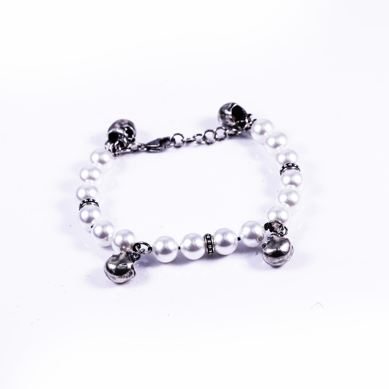 Skull Pearl Bracelet