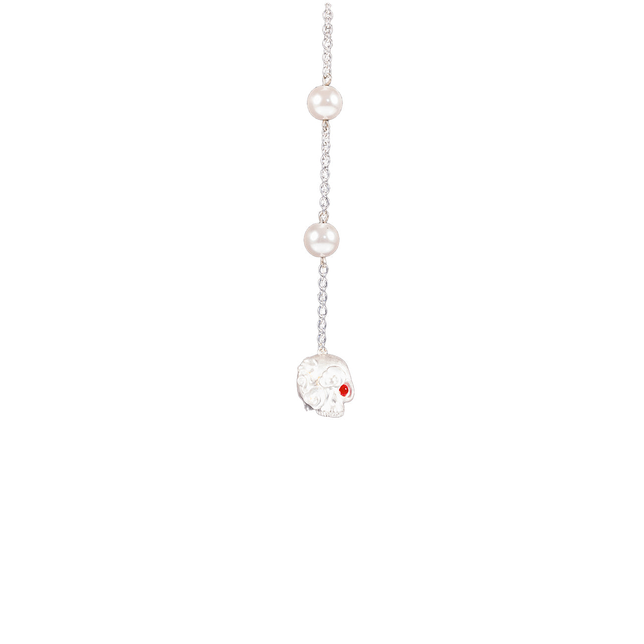 Rose Skull Necklace