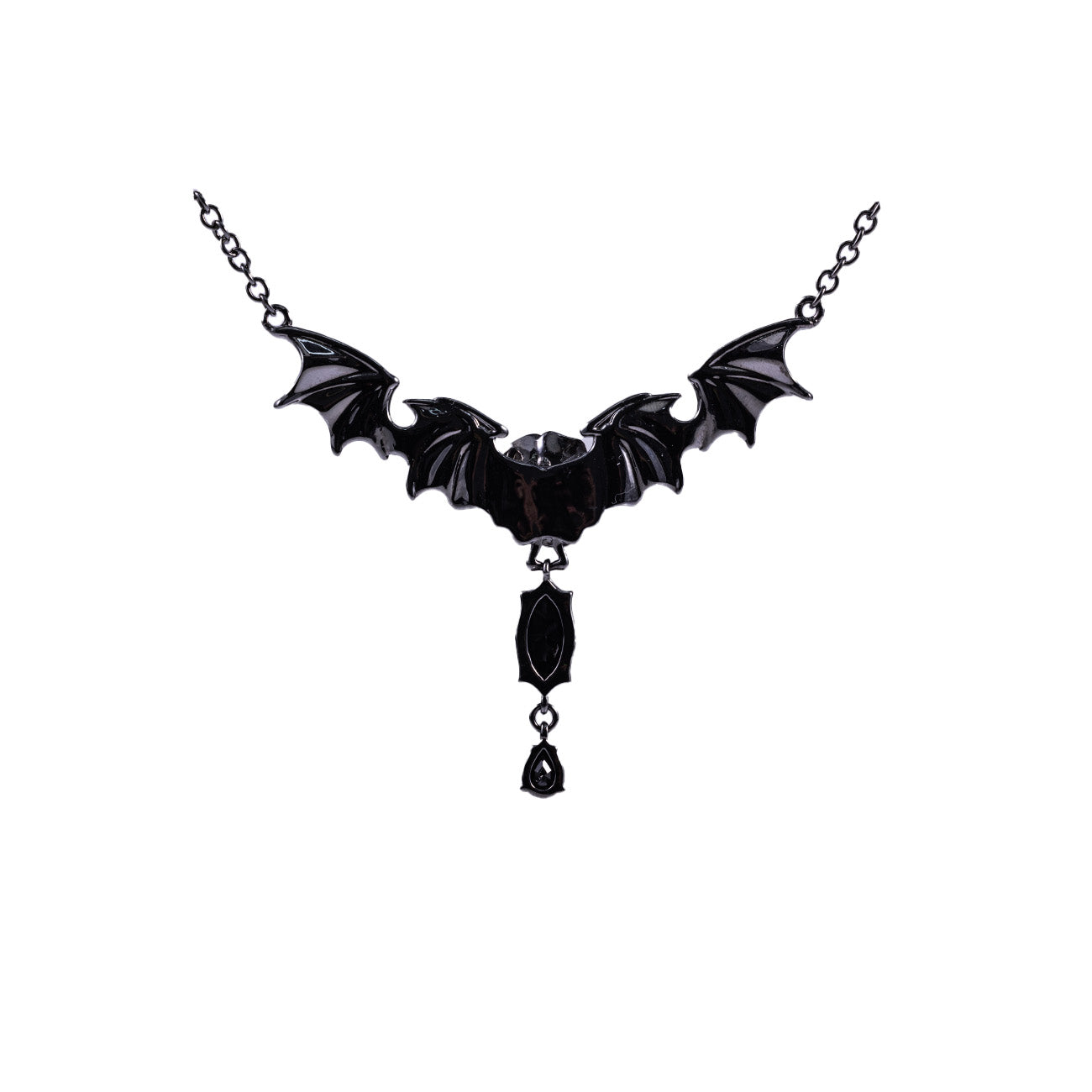 Rose Bat Necklace
