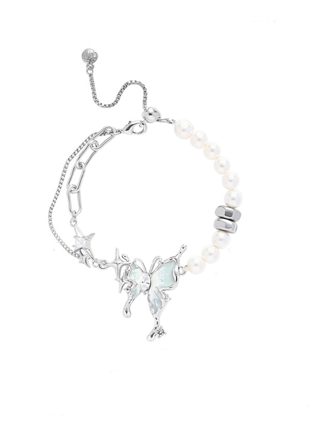 Mint Green Butterfly Bracelet