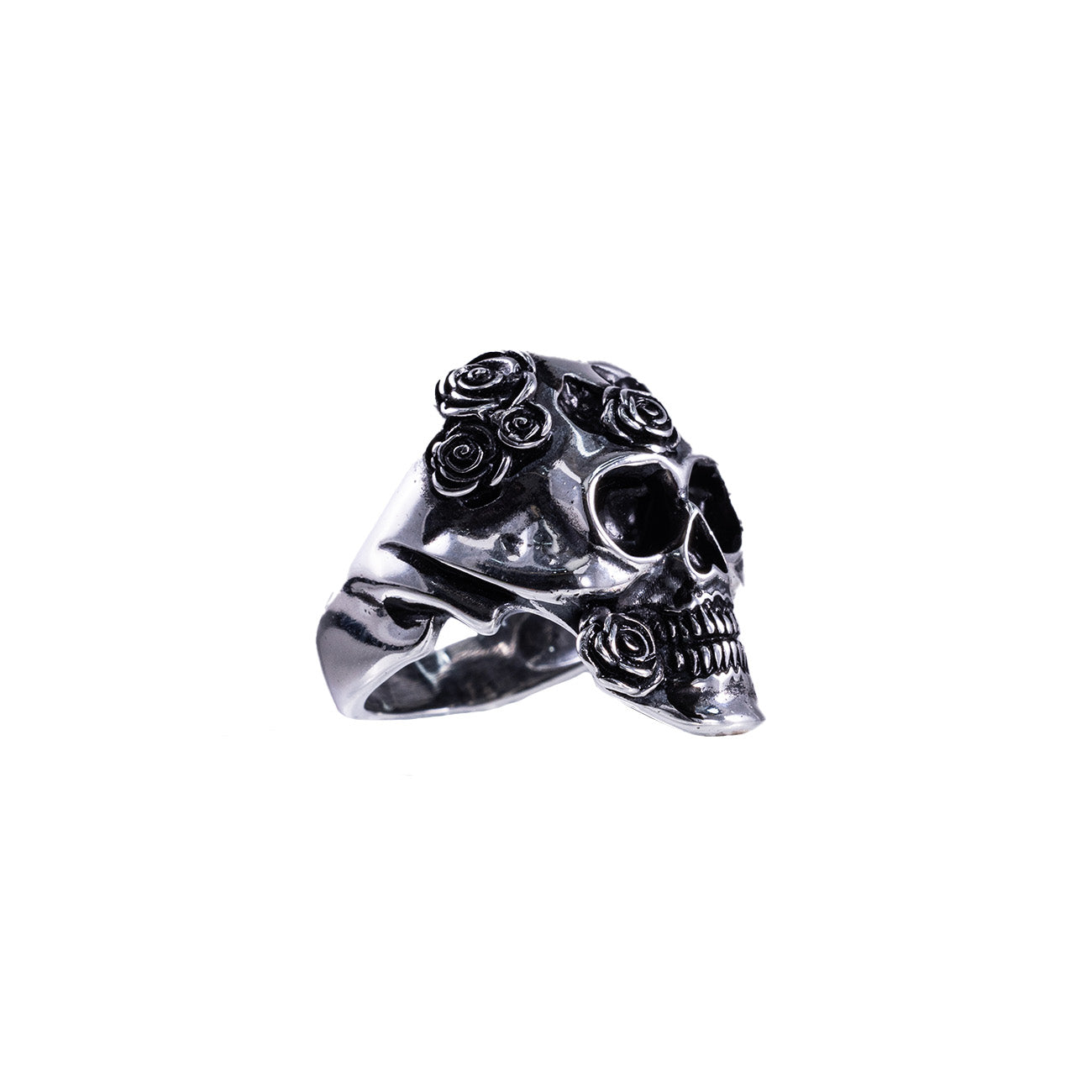 Rose Skull Ring