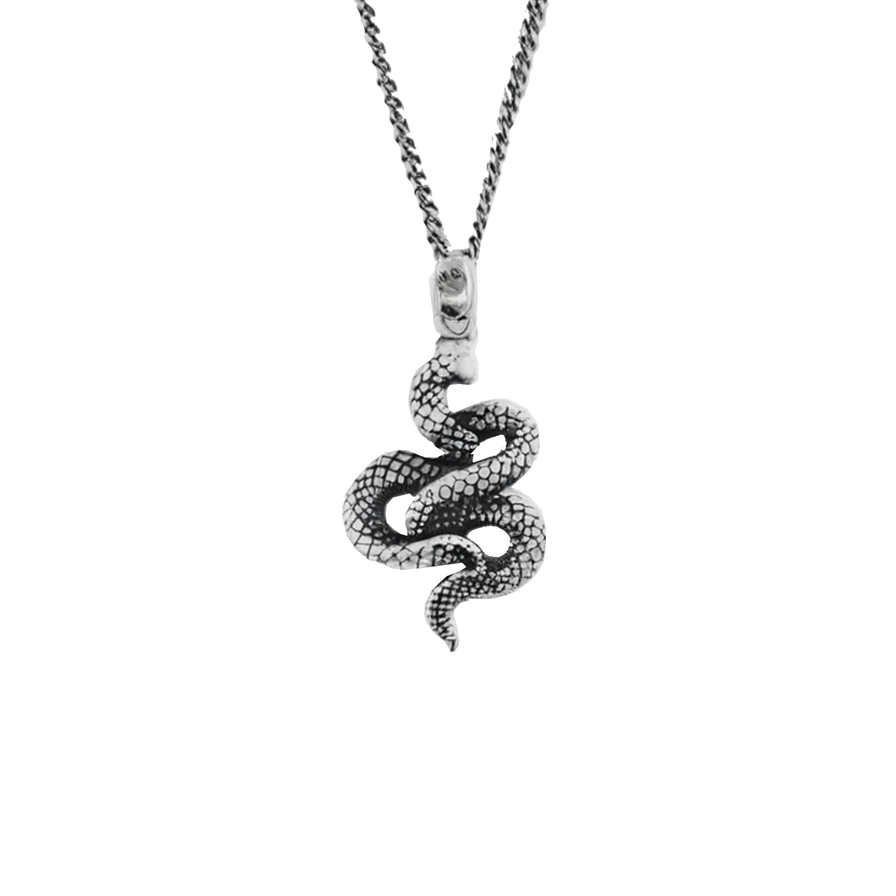Serpentine Pendant Necklace