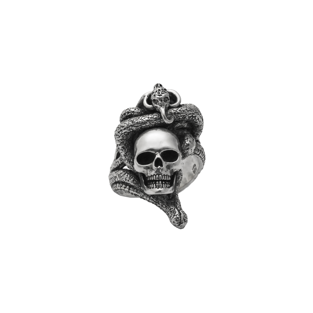 Snake Skull Ring