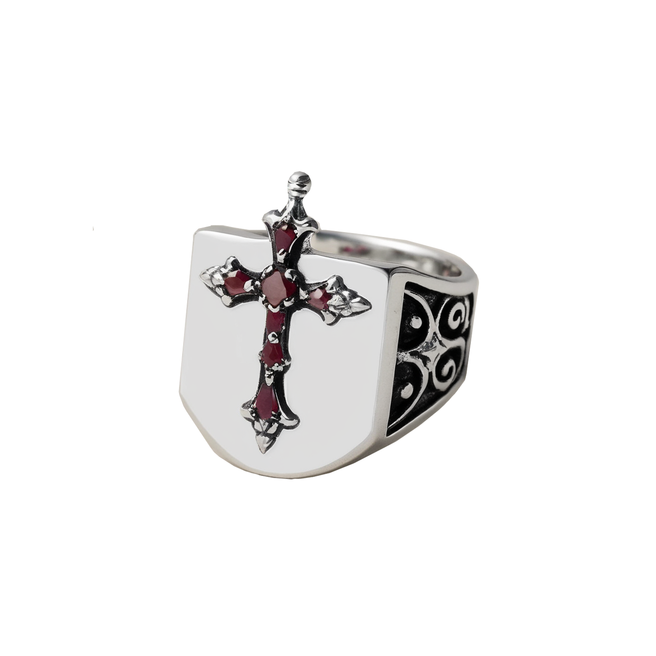 Medieval Cross Ring