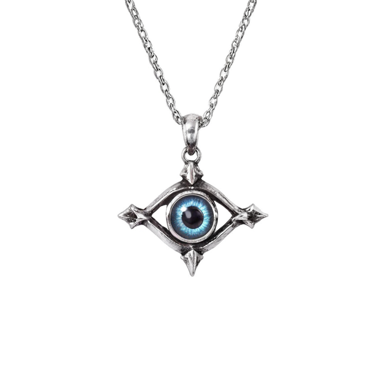 Evil Eye & Rivet Necklace