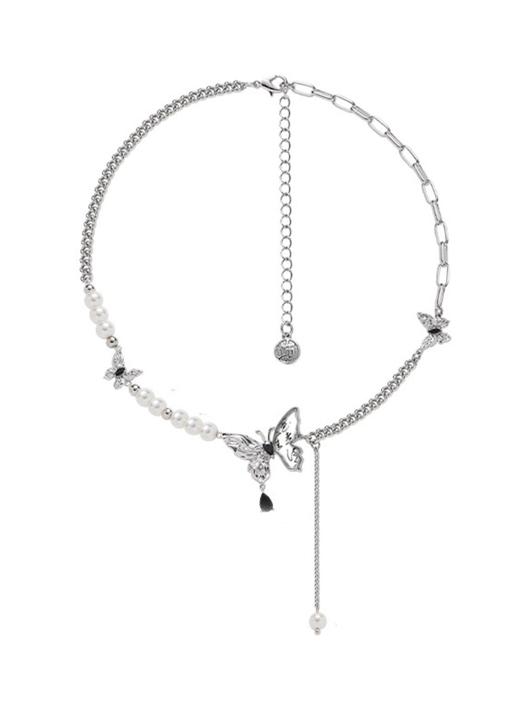 black zircon Necklace