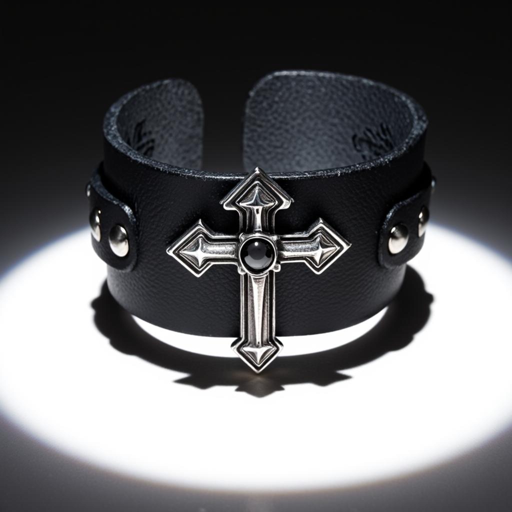 Cross Rivet Bracelet