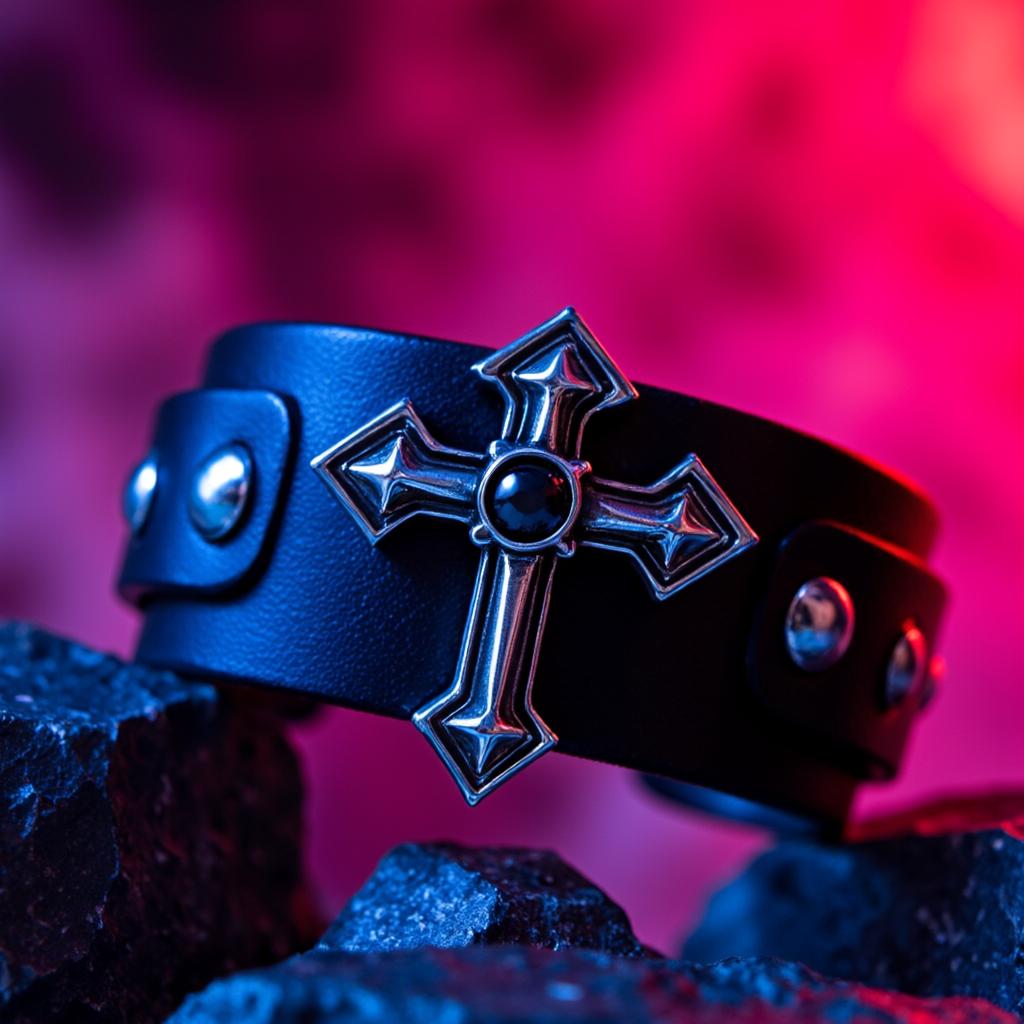 Cross Rivet Bracelet