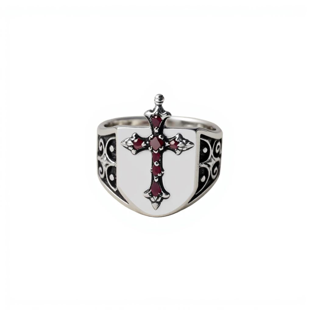 Medieval Cross Ring