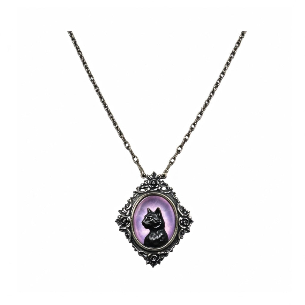 Feline Portrait Necklace