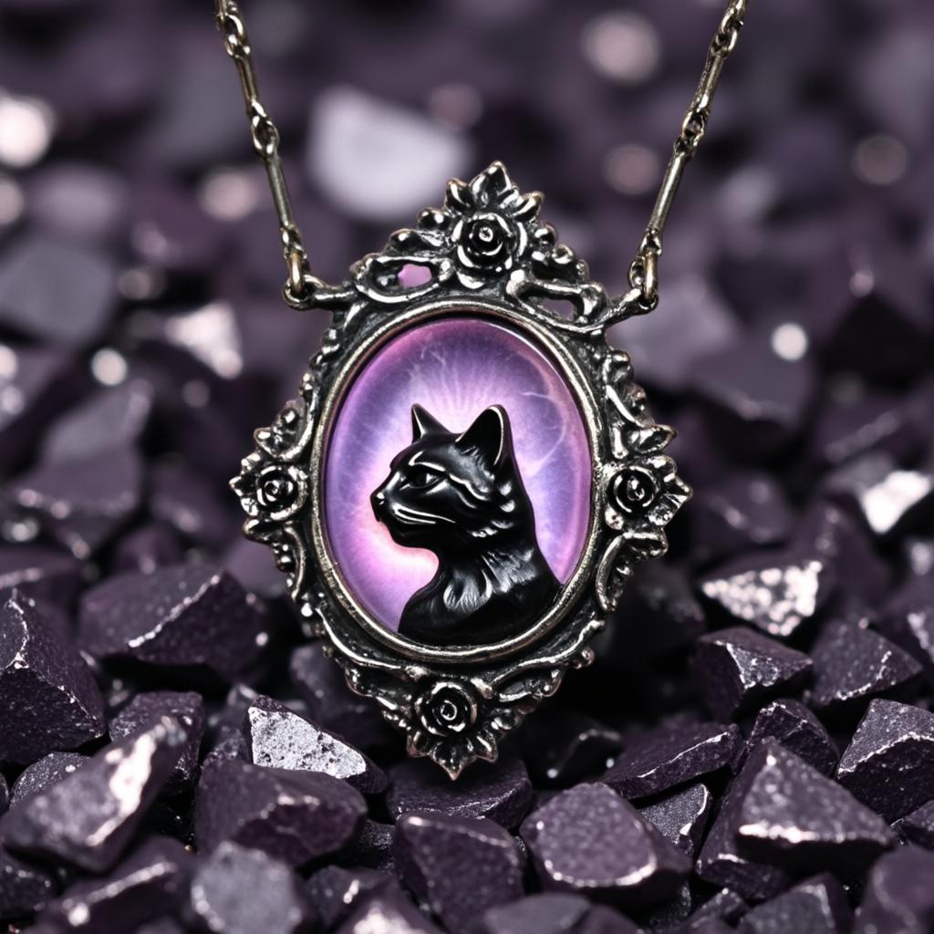 Feline Portrait Necklace