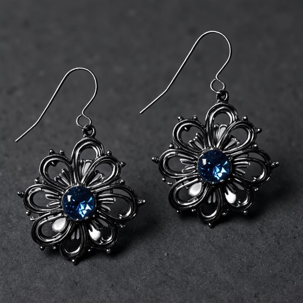 Hollow Flower Earrings