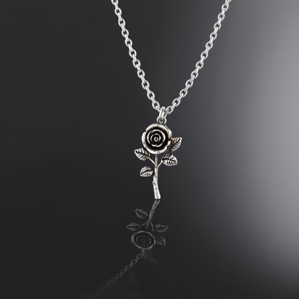 Rose Pendant Necklace