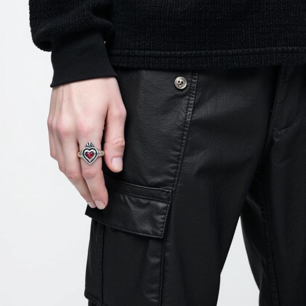 Crown Heart Ring