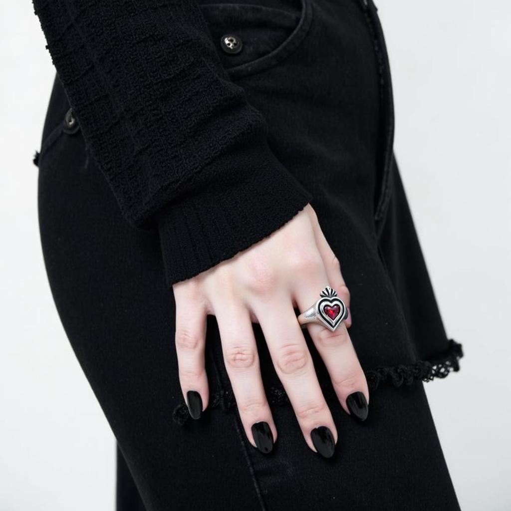 Crown Heart Ring