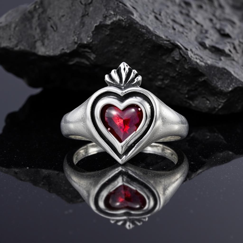 Crown Heart Ring