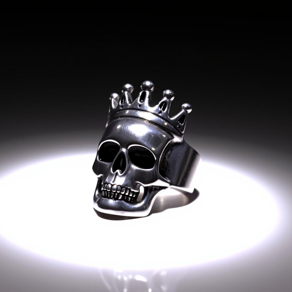 Crown Skull Ring