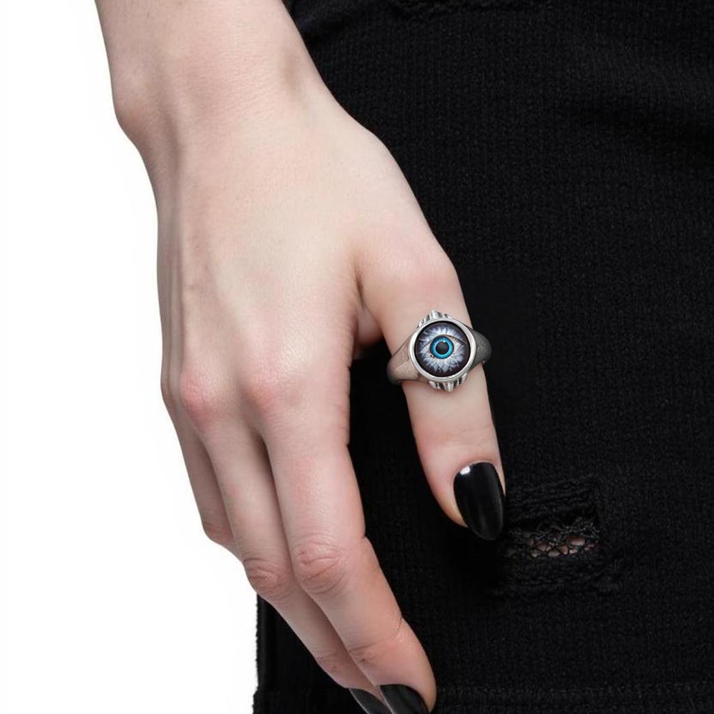 Blue Evil Eye Ring