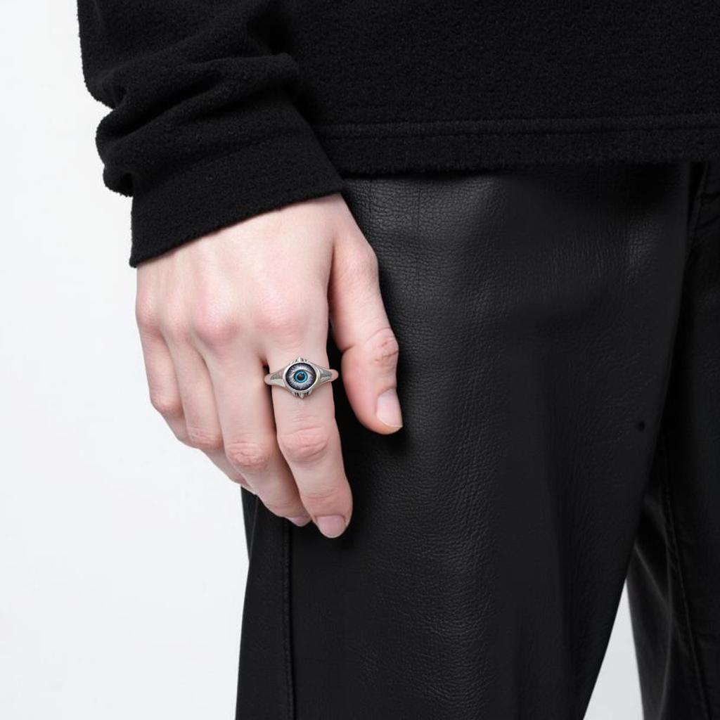 Blue Evil Eye Ring