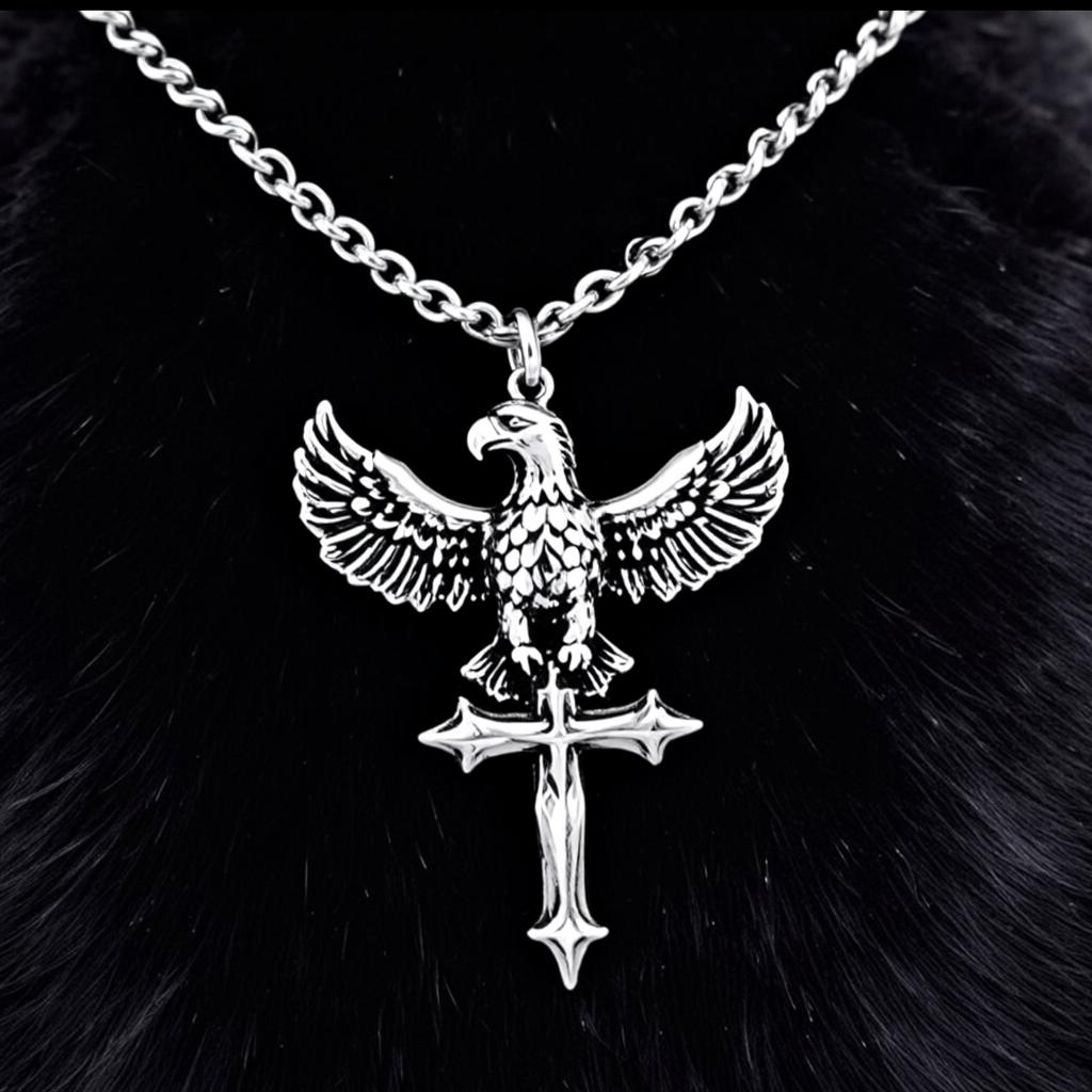 Eagle Cross Necklace