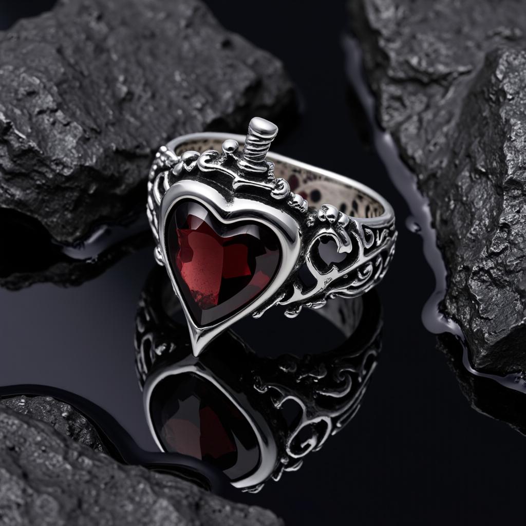 Heart & Dagger Ring