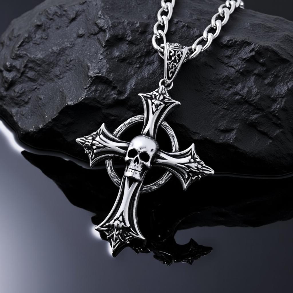 Skull Cross Necklace