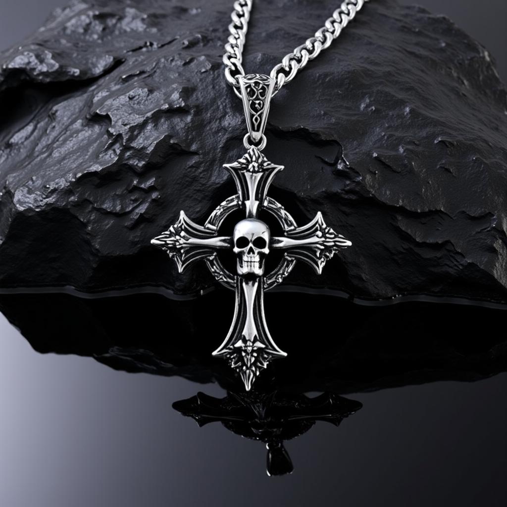 Skull Cross Necklace