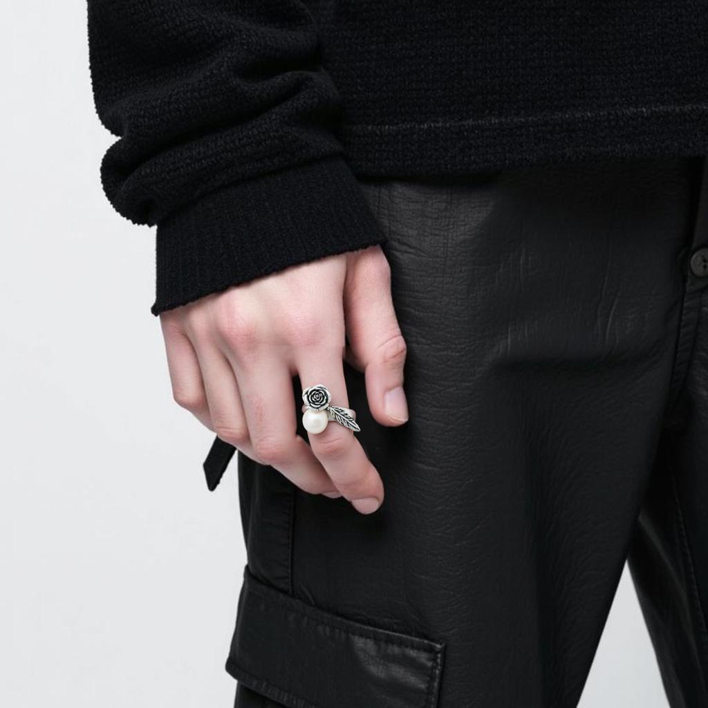 Rose & Pearl Ring