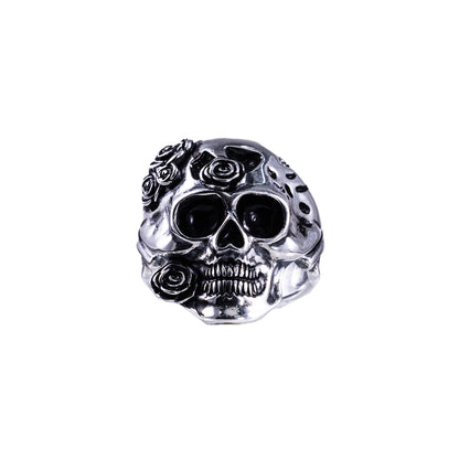 Rose Skull Ring
