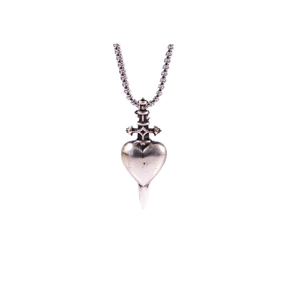 Sword-Pierced Heart Necklace
