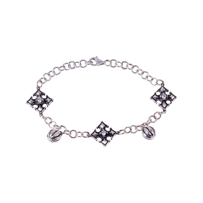 Pumpkin Cross Bracelet