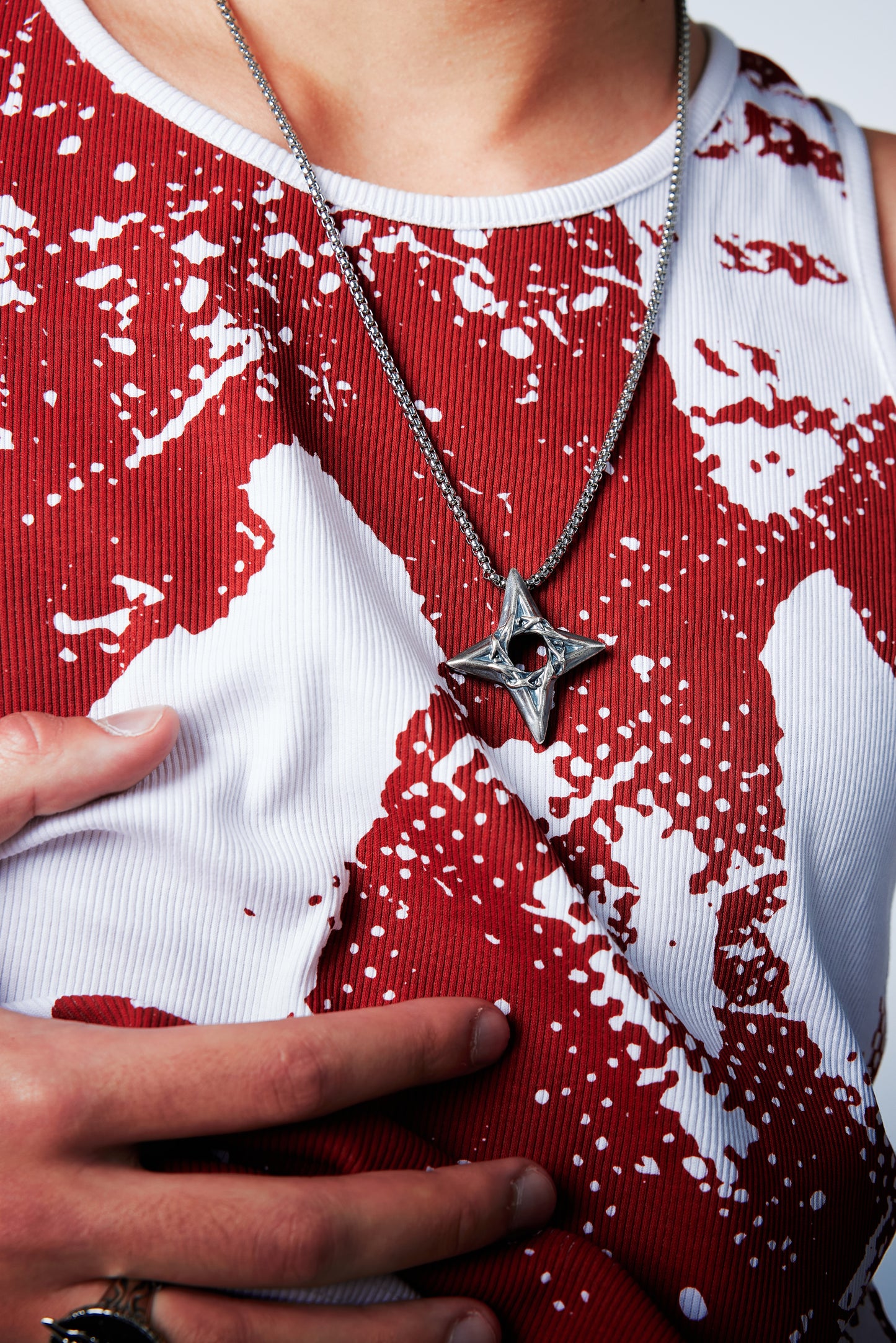 Four-Pointed Star Necklace
