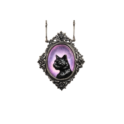 Feline Portrait Necklace