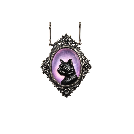 Feline Portrait Necklace