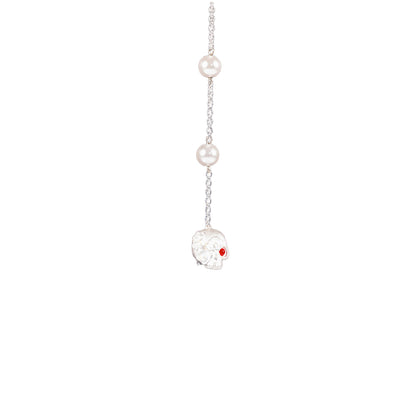 Rose Skull Necklace