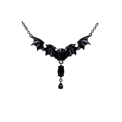 Rose Bat Necklace