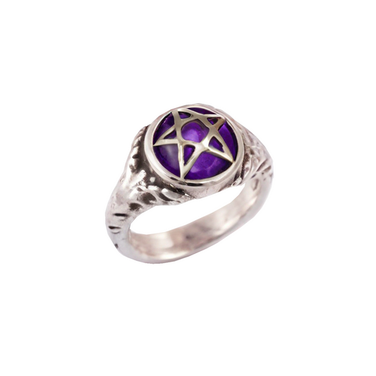 Pentacle Enamel Ring